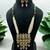 Regal charm layered kundan necklace with earrings