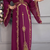  Maroon Designer Embroidered Moroccan Stitched Kaftan for Women     Wedding & Party Wear