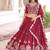 Maroon Vichitra Silk With Sequins Embroidered work lahenga choli and duptta