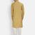 Yellow pure rayon wedding special premium designer kurta pyjama
