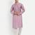 Pink pure rayon wedding special premium designer kurta pyjama
