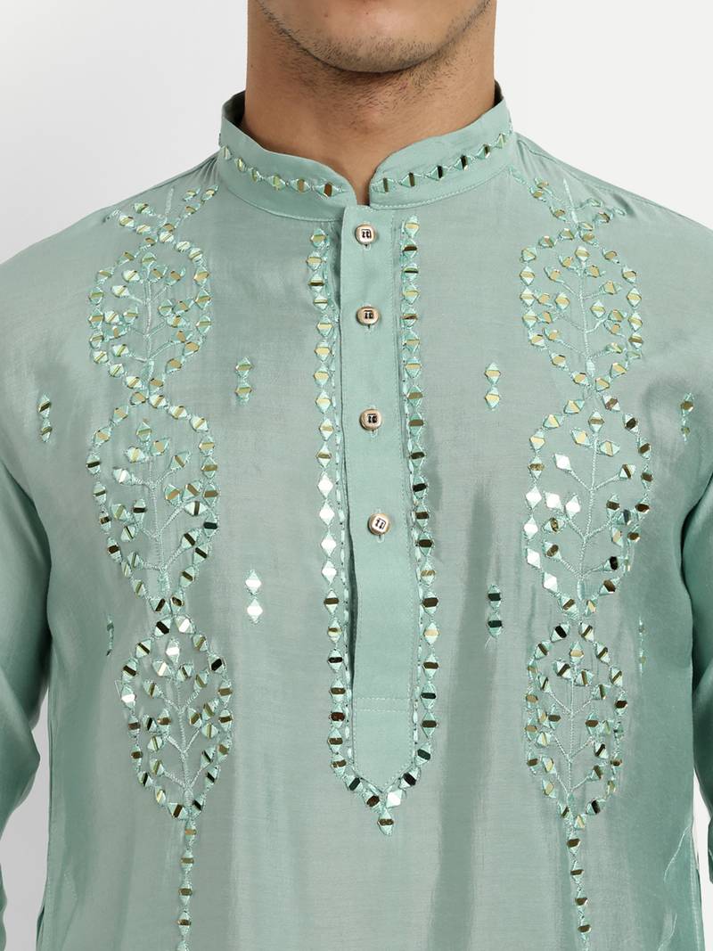 Pista pure rayon wedding special premium designer kurta pyjama