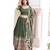 Green Vichitra Silk With Sequins Embroidered Work Lahenga Choli And Duptta