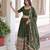 Green Vichitra Silk With Sequins Embroidered Work Lahenga Choli And Duptta