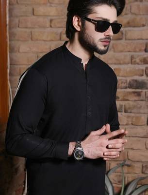 Black cotton kurta set 2