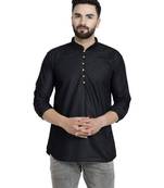 Black cotton Short kurta