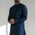 Navy embroidery kurta
