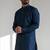 Navy embroidery kurta