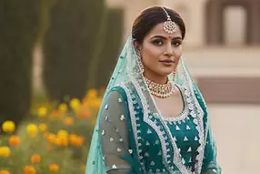 NET SEMI STITCHED SEQUENCE WORK EMBROIDERY WORK LEHENGA CHOLI 