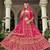 Rani Pink Butterfly Net With Embroidered Work Stunning Lehenga For Wedding Season