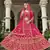Rani Pink Butterfly Net With Embroidered Work Lehenga choli