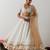white plain chanderi lehenga set