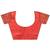  red color banarasi art silk woven saree with blouse