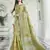 Pista green color linen embroidered work saree