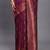 purple color  art silk zari woven work saree 