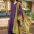 Women Barline Viscose & Handwork Kurta With Trousers And Dupatta