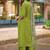 Women Barline Viscose & Handwork Kurta With Trousers And Dupatta