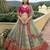 Turquoise & Sea Green Embroidered Art Silk Designer Wedding Lehenga Choli