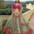 Turquoise & Sea Green Embroidered Art Silk Wedding Lehenga Choli