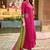 Women Barline Viscose & Handwork Kurta With Trousers And Dupatta