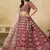 Rani Pink Art Silk Embroidered Lehenga Choli Set for Wedding