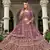 Purple Butterfly Net With Embroidered Work Lehenga For Wedding Season