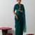 Green plain chanderi saree