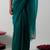 Green plain chanderi saree