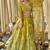 Lemon Art Silk with Embroidered Cut Work Readymade Bridal Lehenga Choli- Full Stitched Free size