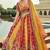 Multicolor Art Silk with Embroidered Cut Work Readymade Bridal Lehenga Choli - Full Stitched Free size