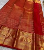 New Designer Woven Art Silk Women' Saree With Blouse Set