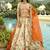 Cream Art Silk with Embroidered Cut Work Readymade Bridal Lehenga Choli- Full Stitched Free size