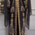 Black Moroccan Kaftan with Heavy Golden Embroidery & Stone Handwork
