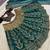 TEAL BLUE Premium Mulmul Silk Lehenga Choli with Heavy Embroidery & Can Can Flair