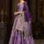Purple Color Kanjiwaram Silk Jacquard Designer Lehenga Choli