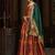 Rust Color Kanjiwaram Silk Jacquard Designer Lehenga Choli