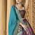 Lehenga Choli Thread Work Jacquard Silk in Brown