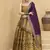 Lehenga Choli Zari Woven Jacquard silk blend in Yellow