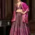Brown & Magenta Pink Kanjivaram Jacquard Woven Work Lehenga choli