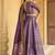 Lavender Trendy Kanjivaram Jacquard Woven Work Lehenga choli