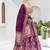 Designer Lehenga Choli Jacquard Kanjiwaram silk in Pink