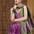 Designer Lehenga Choli Jacquard Kanjiwaram silk in Purple