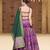 Designer Lehenga Choli Jacquard Kanjiwaram silk in Purple