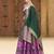Designer Lehenga Choli Jacquard Kanjiwaram silk in Purple