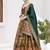 Designer Lehenga Choli Jacquard Kanjiwaram silk in Rust