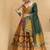 Designer Lehenga Choli Jacquard Kanjiwaram silk in Yellow