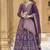 Lavender Kanijwaram Jacquard Designer Lehenga Choli For Ceremonial