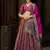 Rani Pink color Jacquard Woven Lehenga Choli
