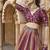 Wine color Jacquard Designer Lehenga Choli For Festival