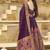 Wine Color Jacquard  Designer Work Lehenga Choli For Ceremonial